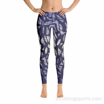 Leggings de gimnasio de entrenamiento de cintura alta